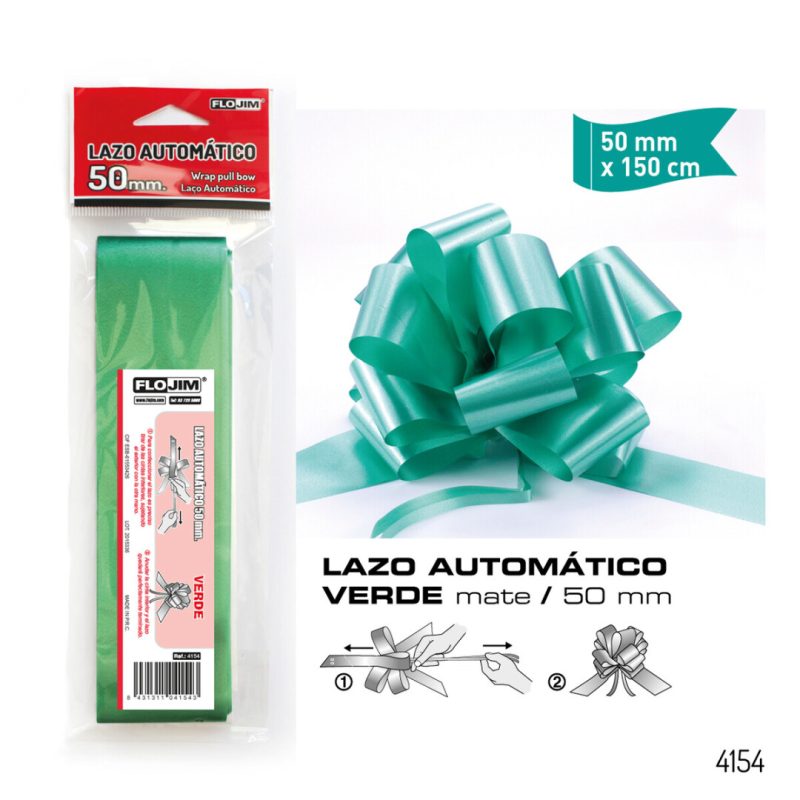 Lazo Automatico - Verde 50 mm.
