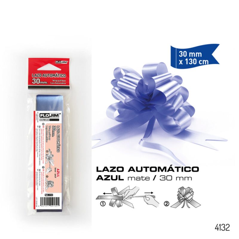 Lazo Automatico - Azul 30 mm.