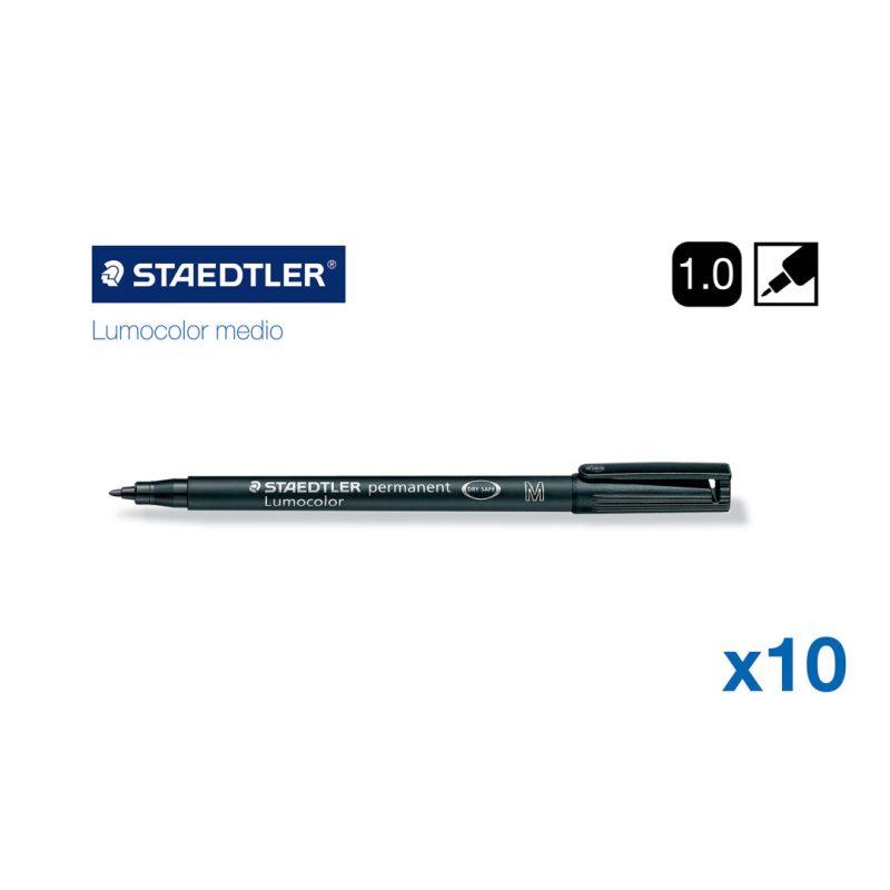 Lumocolor Permanent Medio (Negro) STAEDTLER