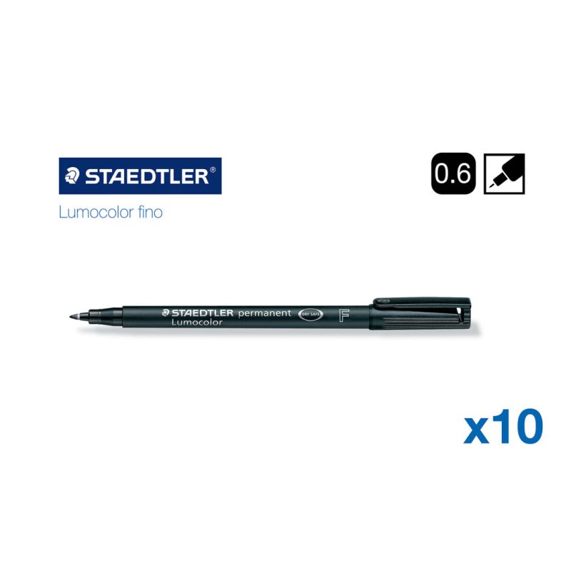 Lumocolor Permanent Fino (Negro) STAEDTLER