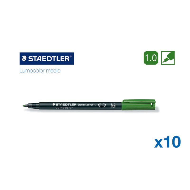 Lumocolor Permanent Medio (Verde) STAEDTLER