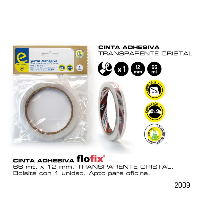 Blister R/CELO 66 m. x 12 mm. TRANSPARENTE CRISTAL